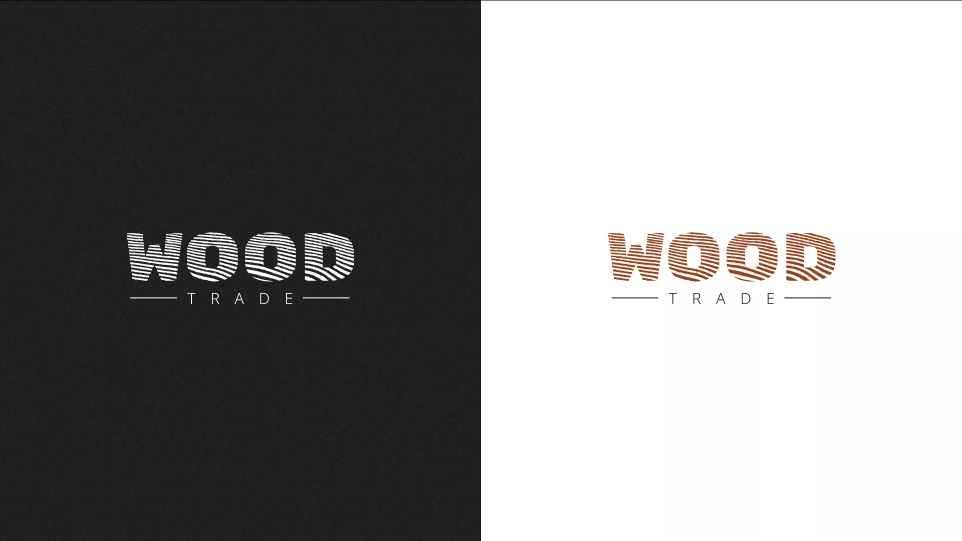 Разработка логотипа для компании «Wood Trade» в Фокино