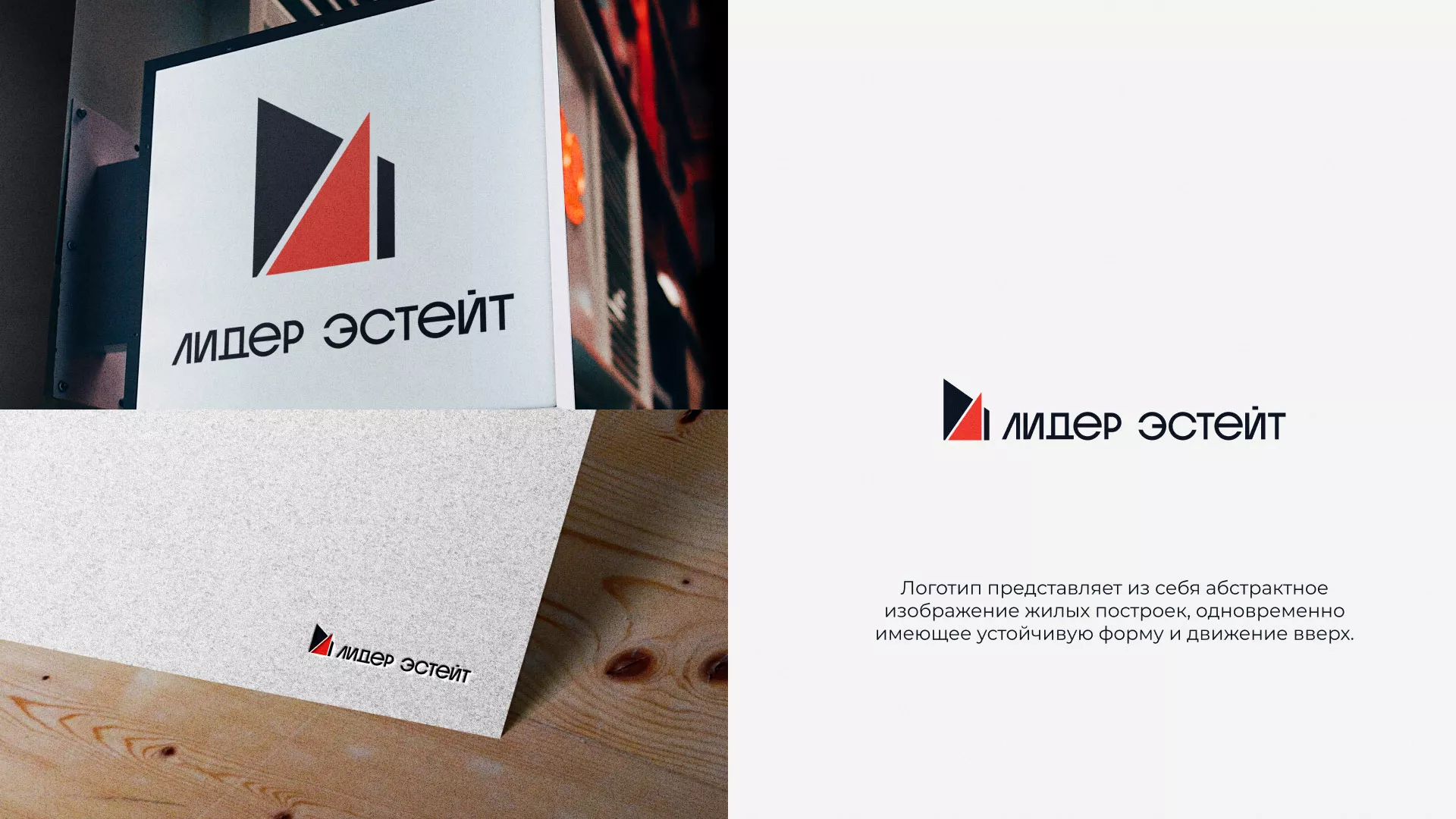 Сделали логотип для агентства недвижимости «Лидер Эстейт» в Фокино